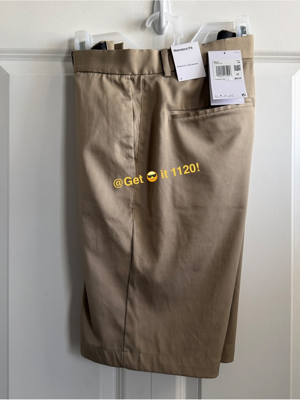 Nike Flex Men's Core Golf Shorts Khaki AJ5493-247 Size 34 - Picture 2 of 10
